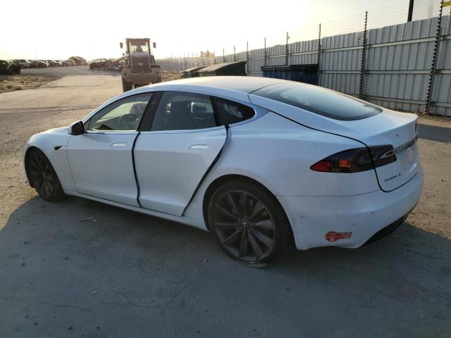 5YJSA1E26HF204403 - 2017 TESLA MODEL S WHITE photo 2