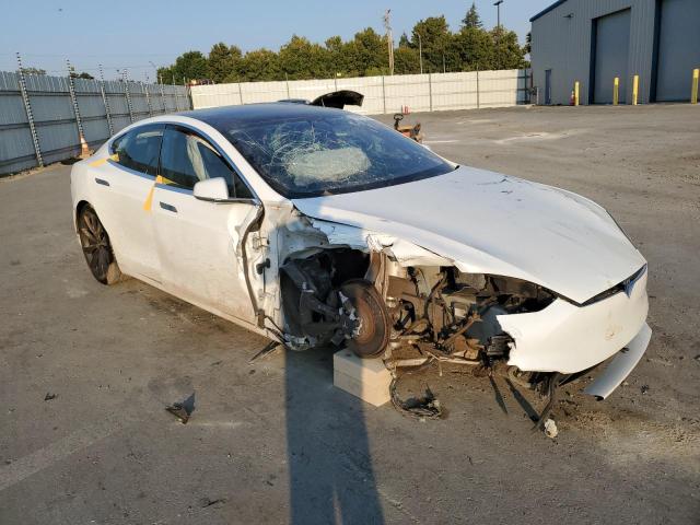 5YJSA1E26HF204403 - 2017 TESLA MODEL S WHITE photo 4