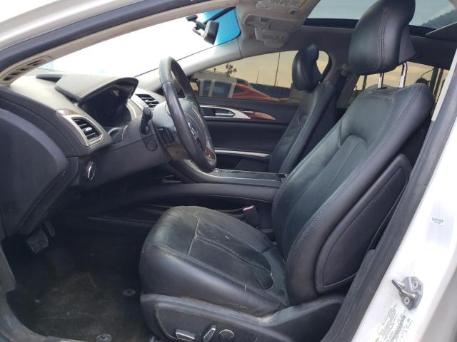 3LN6L2G96ER823052 - 2014 LINCOLN MKZ WHITE photo 7