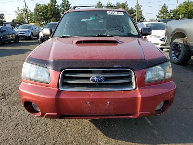 JF1SG69684H767817 - 2004 SUBARU FORESTER 2.5XT MAROON photo 5