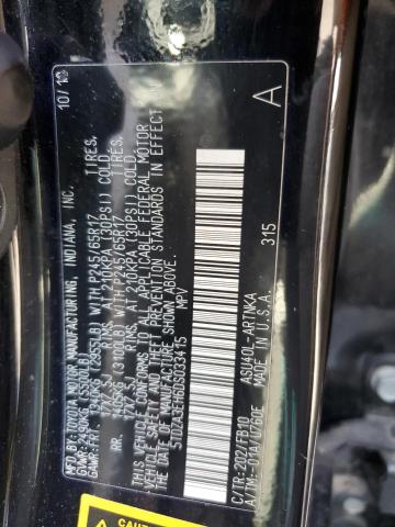 5TDZA3EH6DS033415 - 2013 TOYOTA HIGHLANDER BASE შავი ფოტო 13