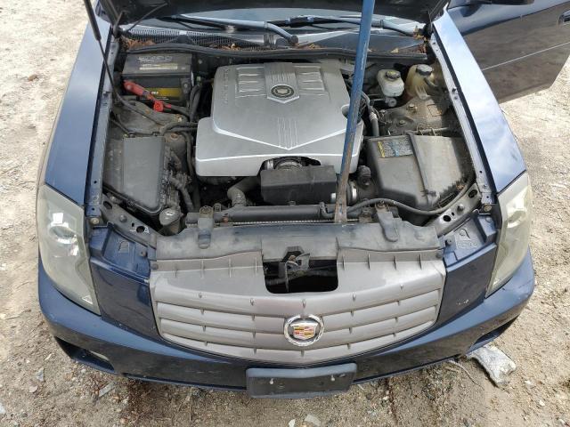 1G6DM56T650213114 - 2005 CADILLAC CTS BLUE photo 11