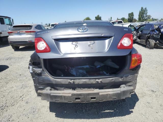 1NXBU4EE3AZ218464 - 2010 TOYOTA COROLLA BASE GRAY photo 6