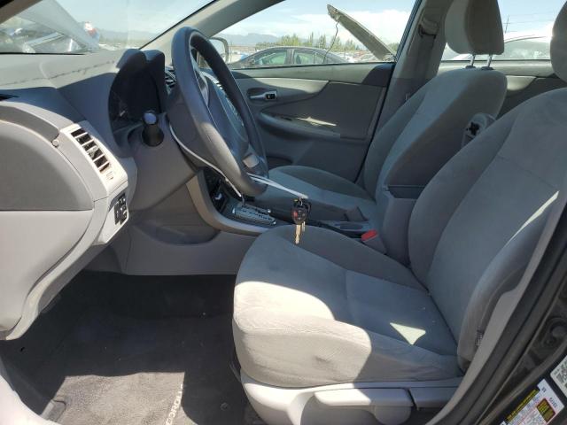 1NXBU4EE3AZ218464 - 2010 TOYOTA COROLLA BASE GRAY photo 7