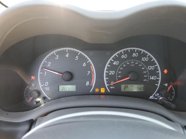 1NXBU4EE3AZ218464 - 2010 TOYOTA COROLLA BASE GRAY photo 9