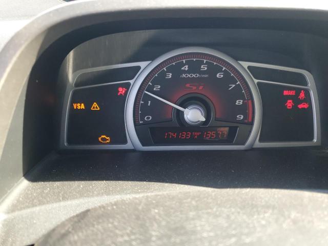 2HGFA5E55AH700801 - 2010 HONDA CIVIC SI BLUE photo 9