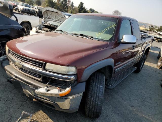 1GCGK29U01Z125426 - 2001 CHEVROLET SILVERADO K2500 BURGUNDY photo 1