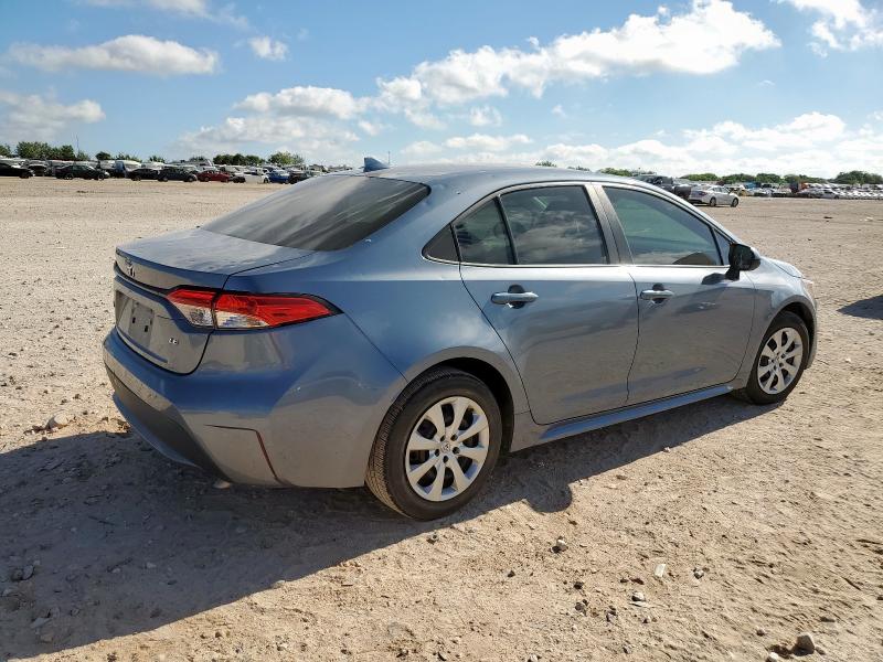 5YFEPMAE9MP248634 - 2021 TOYOTA COROLLA LE GRAY photo 3