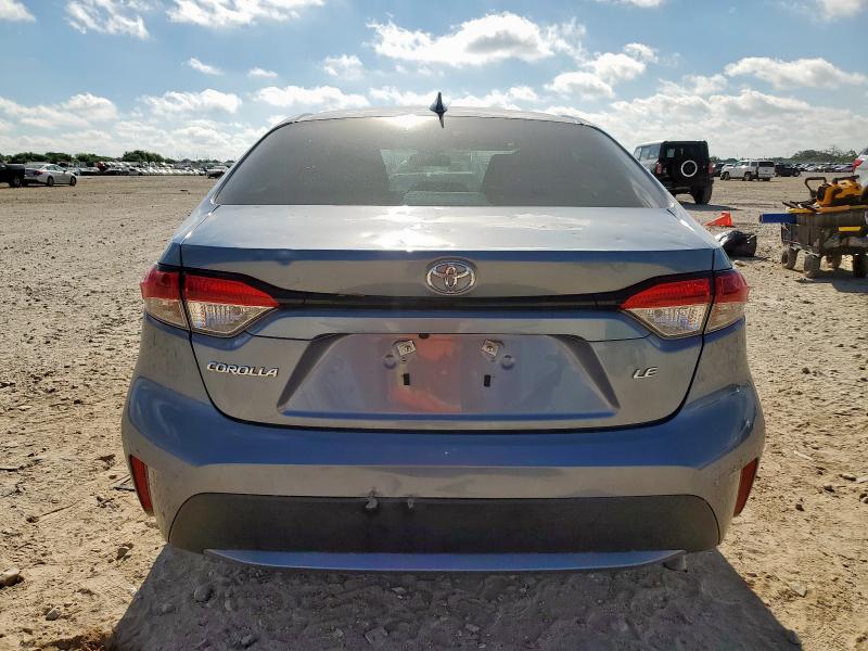 5YFEPMAE9MP248634 - 2021 TOYOTA COROLLA LE GRAY photo 6