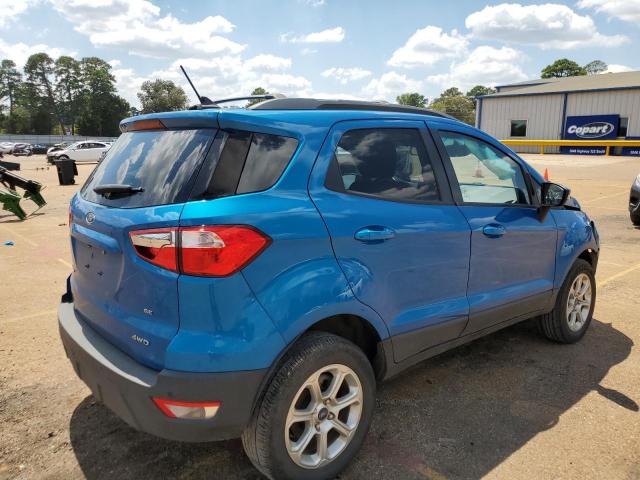 MAJ6S3GL7LC357206 - 2020 FORD ECOSPORT SE BLUE photo 3
