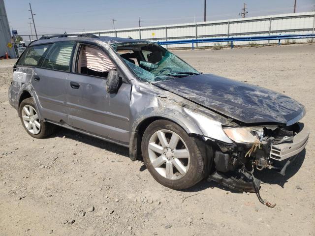 4S4BP61C787325890 - 2008 SUBARU OUTBACK 2.5I GRAY photo 4