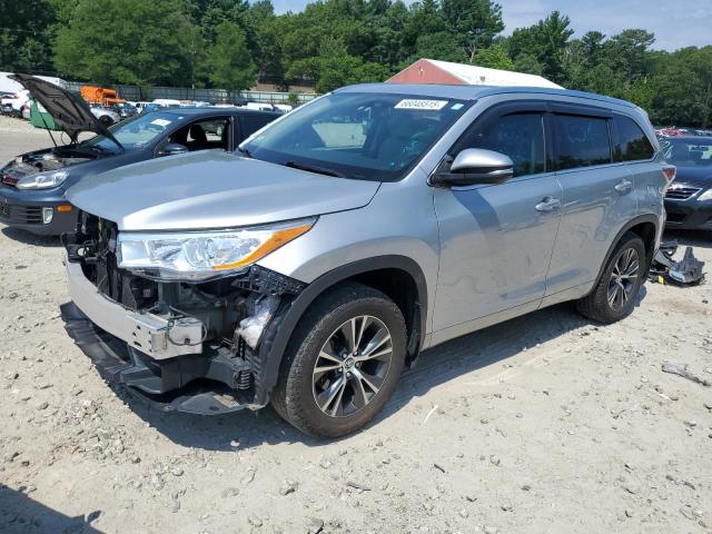 5TDJKRFHXGS246268 - 2016 TOYOTA HIGHLANDER XLE Մոխրագույն լուսանկար 1