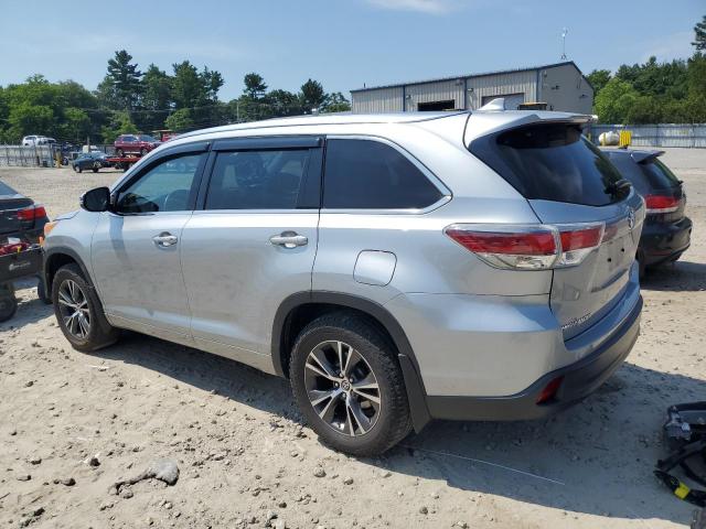 5TDJKRFHXGS246268 - 2016 TOYOTA HIGHLANDER XLE Մոխրագույն լուսանկար 2