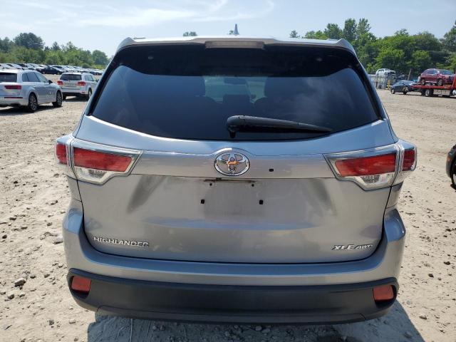5TDJKRFHXGS246268 - 2016 TOYOTA HIGHLANDER XLE Մոխրագույն լուսանկար 6