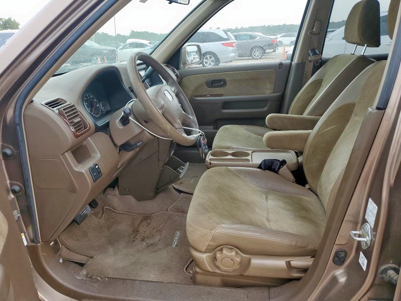 JHLRD78892C016829 - 2002 HONDA CR-V EX BROWN photo 7