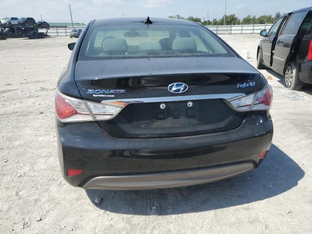 KMHEC4A44FA122171 - 2015 HYUNDAI SONATA HYBRID BLACK photo 6