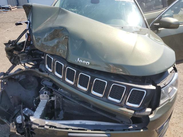 3C4NJDBB1KT818271 - 2019 JEEP COMPASS LATITUDE GREEN photo 12