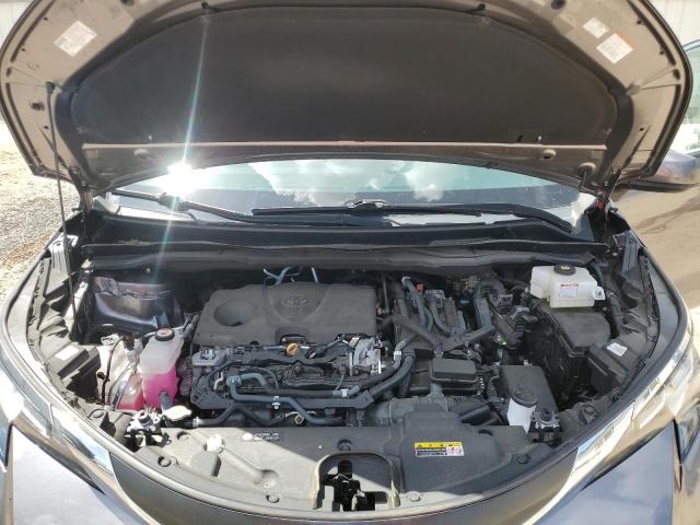 5TDYRKEC6MS043414 - 2021 TOYOTA SIENNA XLE GRAY photo 12