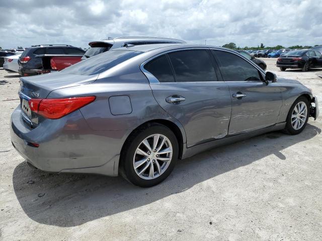 JN1EV7AP9GM300332 - 2016 INFINITI Q50 PREMIUM GRAY photo 3