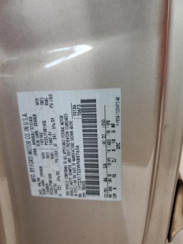 1FTZX1722WNB87656 - 1998 FORD F-150 TAN photo 12