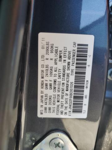JH4CU2F66BC007026 - 2011 ACURA TSX 灰色 照片 12