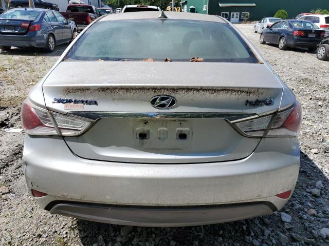 KMHEC4A46CA031480 - 2012 HYUNDAI SONATA HYBRID SILVER photo 6