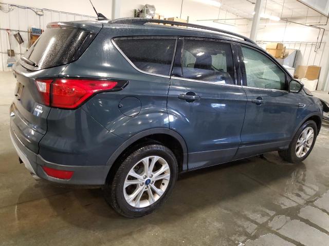 1FMCU0HD0KUA91304 - 2019 FORD ESCAPE SEL BLUE photo 3