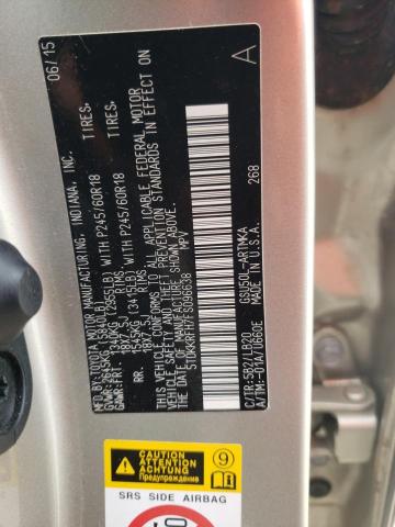 5TDKKRFH7FS096638 - 2015 TOYOTA HIGHLANDER XLE Qəhvəyi foto 13