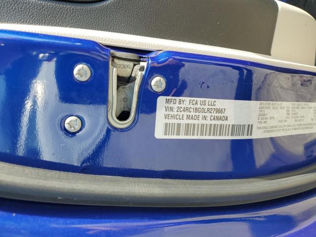 2C4RC1BG0LR279667 - 2020 CHRYSLER PACIFICA TOURING L BLUE photo 13