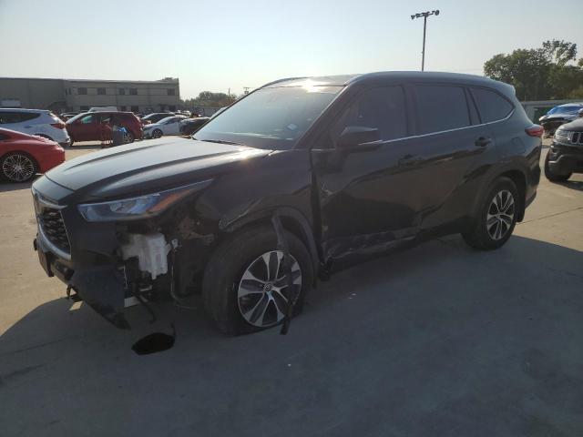 5TDGZRAH8LS512152 - 2020 TOYOTA HIGHLANDER XLE BLACK photo 1