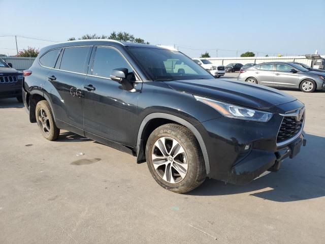 5TDGZRAH8LS512152 - 2020 TOYOTA HIGHLANDER XLE BLACK photo 4