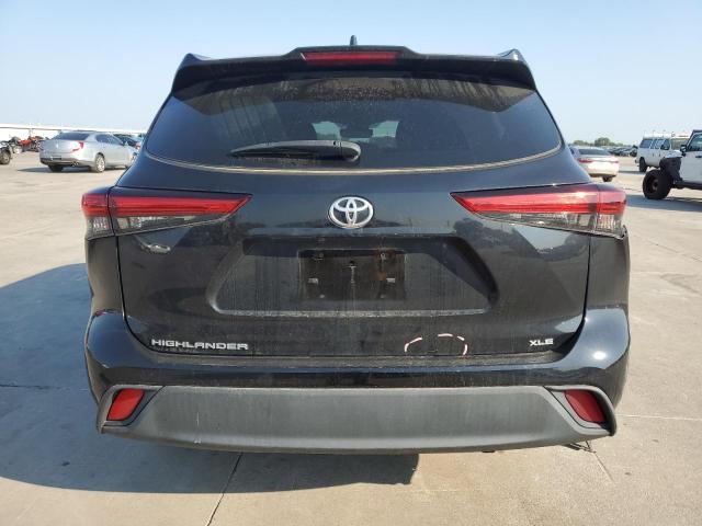 5TDGZRAH8LS512152 - 2020 TOYOTA HIGHLANDER XLE BLACK photo 6