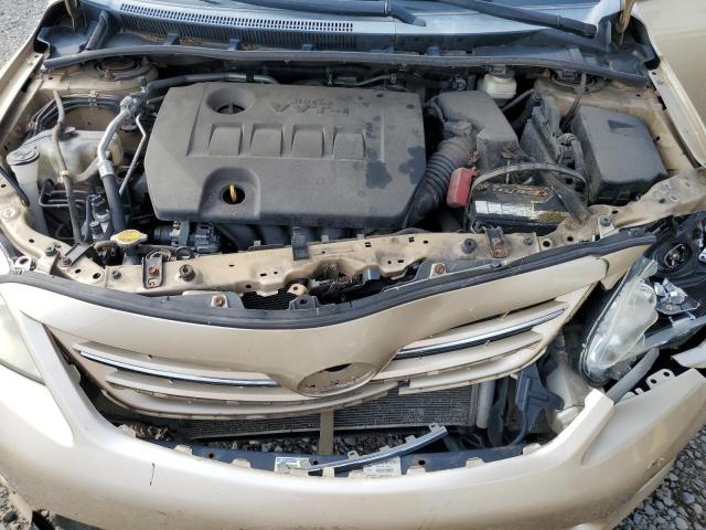2T1BU4EE9DC026875 - 2013 TOYOTA COROLLA BASE 金色 照片 11
