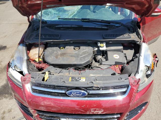 1FMCU9J9XGUC00577 - 2016 FORD ESCAPE TITANIUM BURGUNDY photo 12
