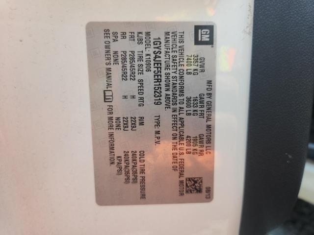 1GYS4JEF5ER152319 - 2014 CADILLAC ESCALADE ESV PREMIUM Ağ foto 13