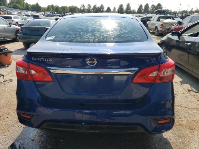 3N1AB7AP6KY226011 - 2019 NISSAN SENTRA S BLUE photo 6