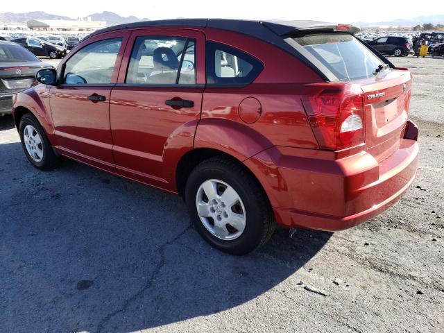 1B3HB28B07D320843 - 2007 DODGE CALIBER RED photo 2