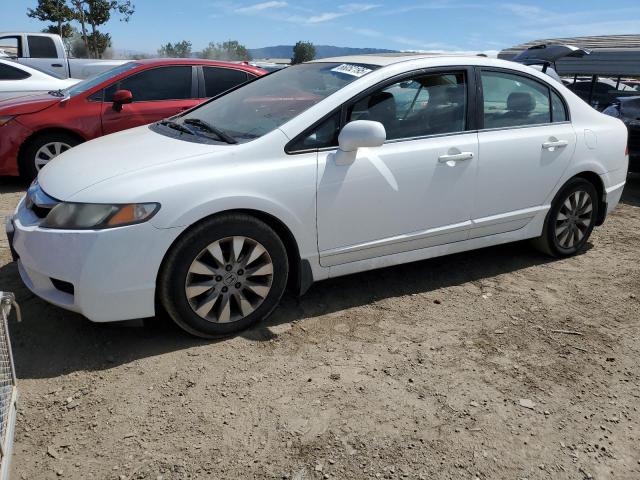 2HGFA1F94AH549623 - 2010 HONDA CIVIC EXL WHITE photo 1