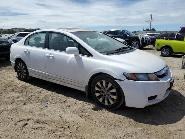 2HGFA1F94AH549623 - 2010 HONDA CIVIC EXL WHITE photo 4