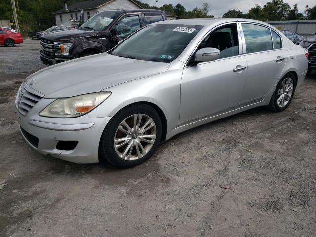 KMHGC46F49U055688 - 2009 HYUNDAI GENESIS 4.6L SILVER photo 1