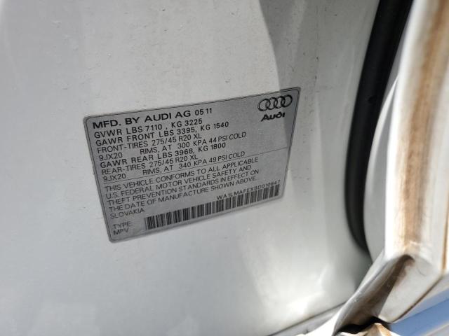 WA1LMAFEXBD010647 - 2011 AUDI Q7 PREMIUM PLUS 白色 照片 13