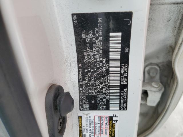 JTEDP21A440032628 - 2004 TOYOTA HIGHLANDER BASE WHITE photo 14