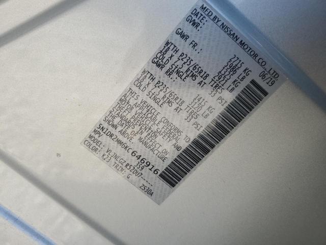 5N1DR2MM6KC646916 - 2019 NISS PATHFINDER S Silber Foto 13