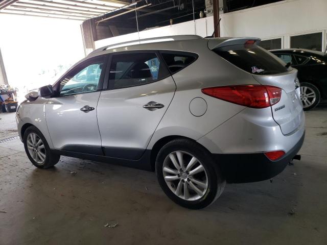 KM8JU3AC6DU770491 - 2013 HYUNDAI TUCSON GLS SILVER photo 2