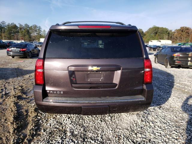 1GNSCCKC9FR127348 - 2015 CHEVROLET TAHOE C1500 LTZ BROWN photo 6