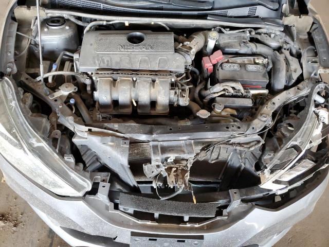3N1AB7AP5KY314192 - 2019 NISSAN SENTRA S ნაცრისფერი ფოტო 11