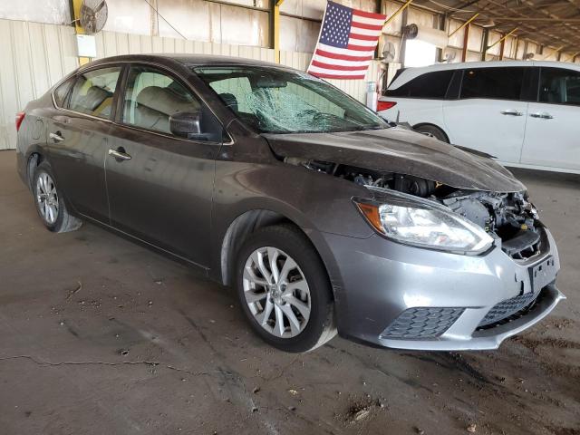 3N1AB7AP5KY314192 - 2019 NISSAN SENTRA S ნაცრისფერი ფოტო 4