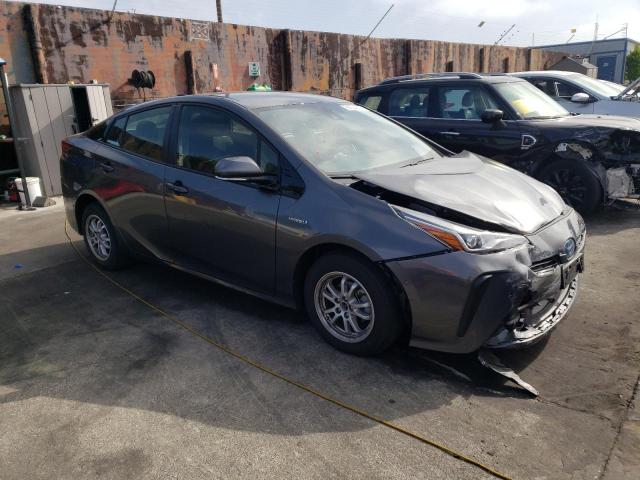 JTDKARFU2L3122057 - 2020 TOYOTA PRIUS L GRAY photo 4