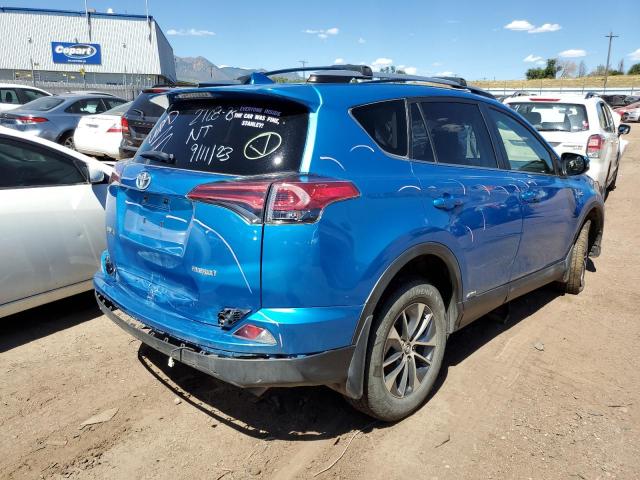 JTMRJREV2JD239895 - 2018 TOYOTA RAV4 HV LE BLUE photo 3