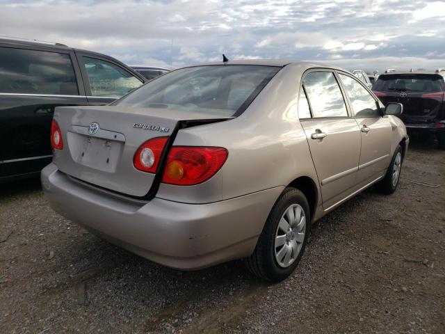 1NXBR32E23Z152315 - 2003 TOYOTA COROLLA CE BEIGE photo 4